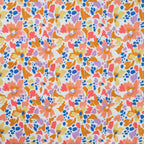 Baumwoll-Voile "Flower Strokes" - nude