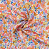 Baumwoll-Voile "Flower Strokes" - nude