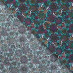Baumwoll Voile Butterflies - türkis