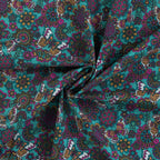 Baumwoll Voile Butterflies - türkis