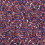 Baumwoll Voile Butterflies - blau