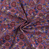 Baumwoll Voile Butterflies - blau