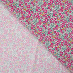 Baumwoll Voile Blütenmeer - fuchsia