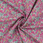 Baumwoll Voile Blütenmeer - fuchsia