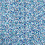 Baumwoll Voile Blütenmeer - blau
