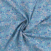 Baumwoll Voile Blütenmeer - blau