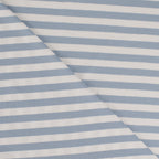 Jersey Streifen - hellblau