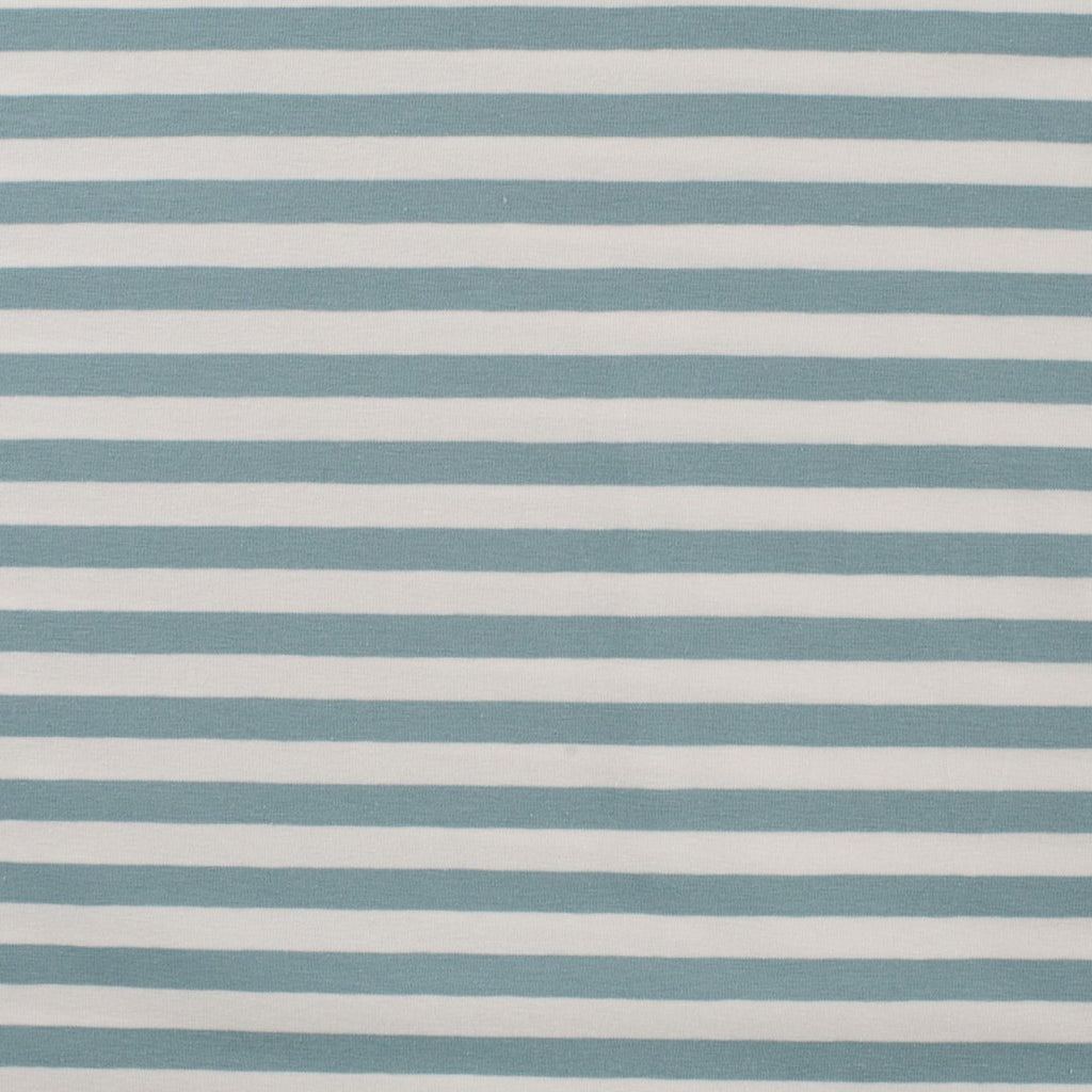 Jersey Streifen - dusty mint