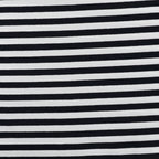 Jersey Streifen - schwarz