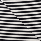 Jersey Streifen - schwarz