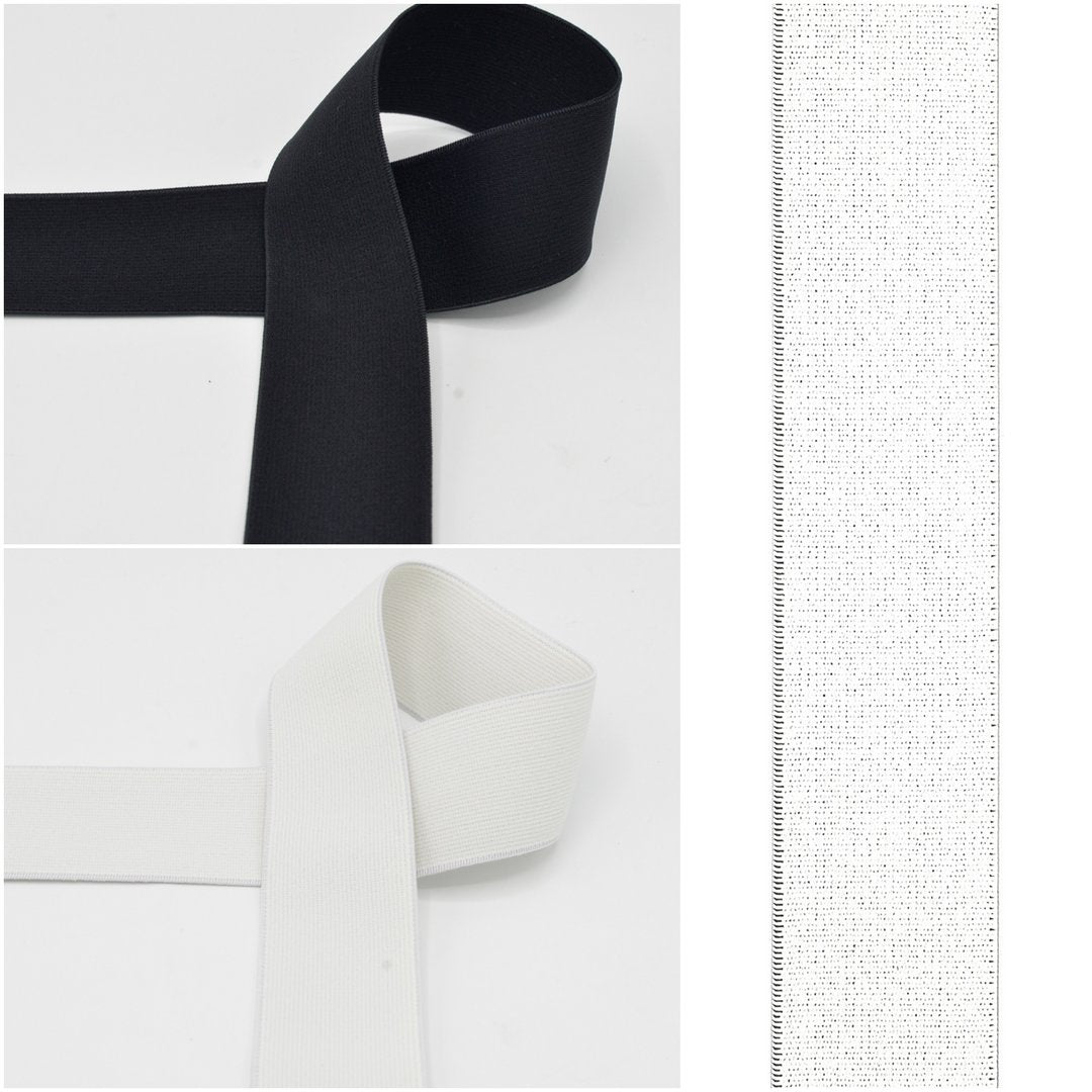 Gummiband 4cm Breite - off white