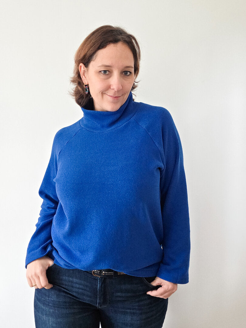 Designbeispiel: lillesol women No.101 Raglansweater "Raisa"