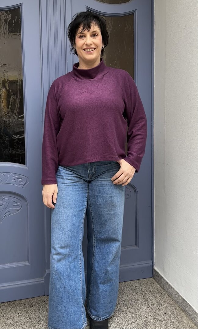 Designbeispiel: lillesol women No.101 Raglansweater "Raisa"