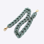 Taschenkette Kunststoff - dusty green