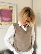 Ebook / Strickanleitung lillesol knits No.3 Slipover "Svala"