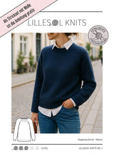 Strickanleitung lillesol knits No.1 Raglanpullover "Mjuka"