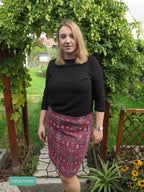 Designbeispiel: lillesol women No.47 Shirt mit Uboot-Kragen