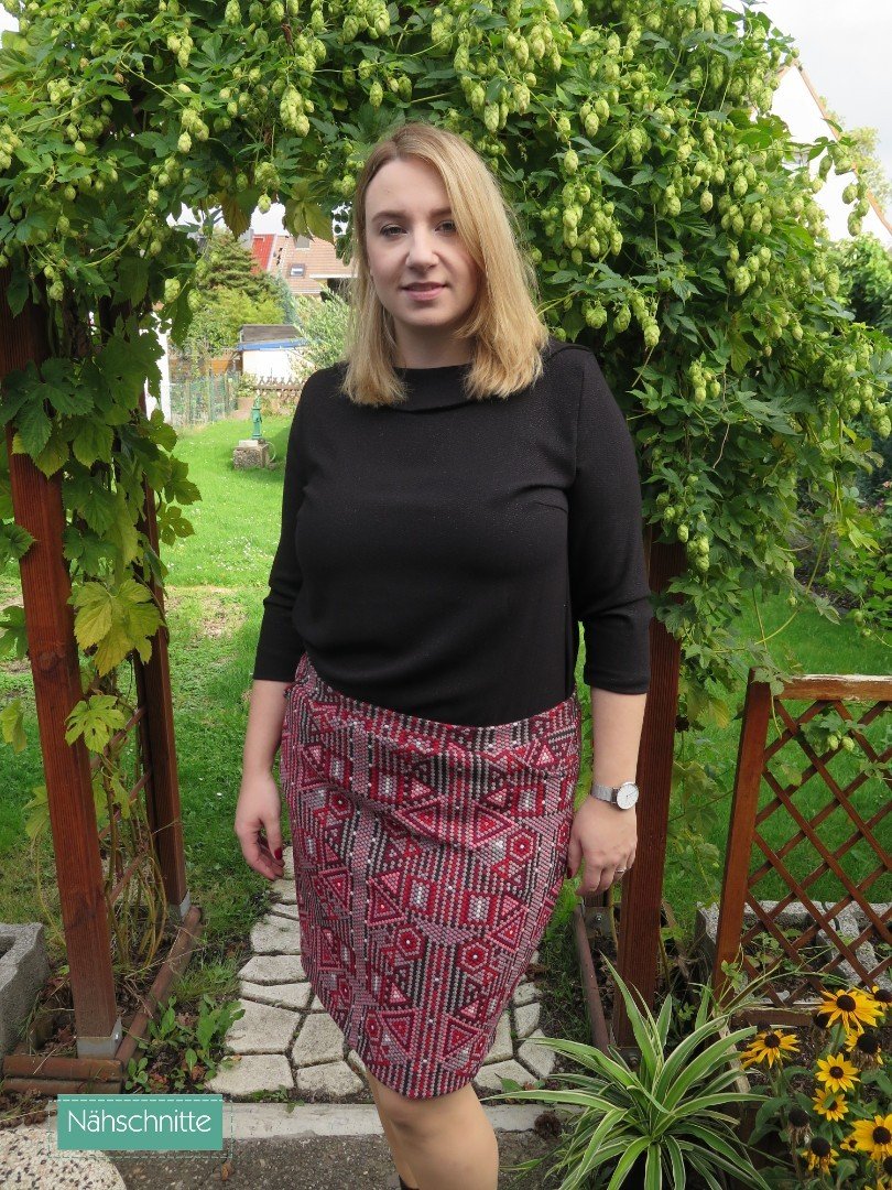 Designbeispiel: lillesol women No.47 Shirt mit Uboot-Kragen