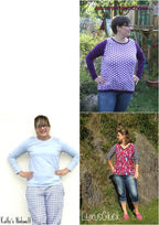 Papierschnittmuster lillesol women No.10 Longsleeve *mit Video-Nähanleitung* ✂✂✂