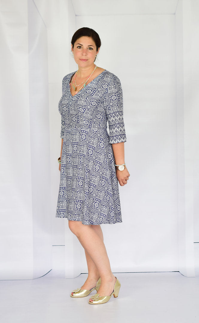 Ebook / Schnittmuster lillesol women No.34 Kleid Belleza * mit Video-Nähanleitung *