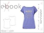 Ebook / Schnittmuster lillesol women No.4 Sommershirt *mit Video-Nähanleitung*