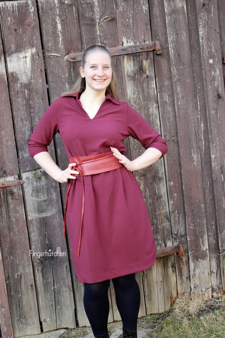 Ebook / Schnittmuster lillesol women No.70 Blusenshirt & Kleid "Kaia" *mit Video Nähanleitung*