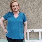 Designbeispiel: lillesol women No.72 Sommerbluse "Lavina"