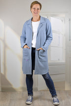 Designbeispiel: lillesol women No.75 Strickmantel / Coatigan "Ama"