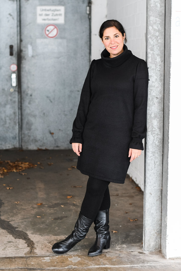 Ebook / Schnittmuster lillesol women No.77 Kleid & Pullover "Estela" *mit Video Nähanleitung*