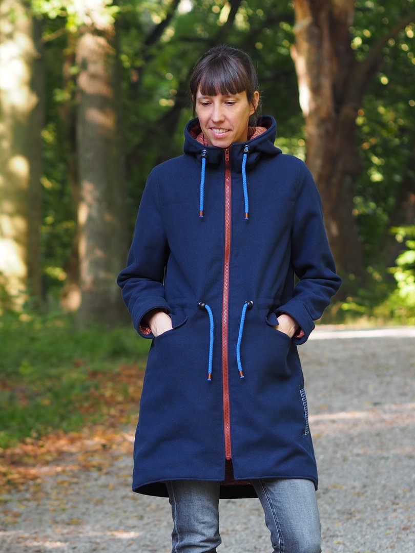 Designbeispiel: lillesol women No.91 Parka "Paquita" mit Video-Nähanleitung