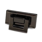 Taschensteckverschluss Rechteck - gunmetal