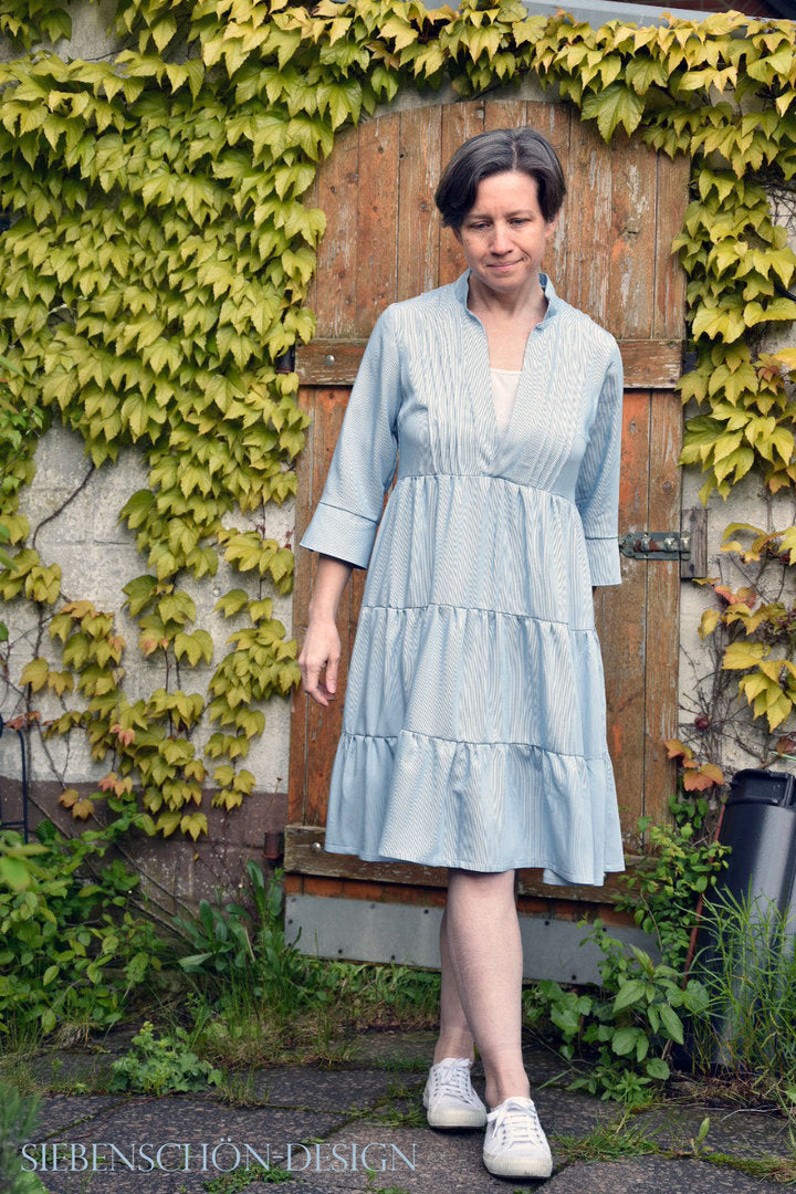 Designbeispiel: lillesol women No.64 Biesen-Kleid "Laurelia"