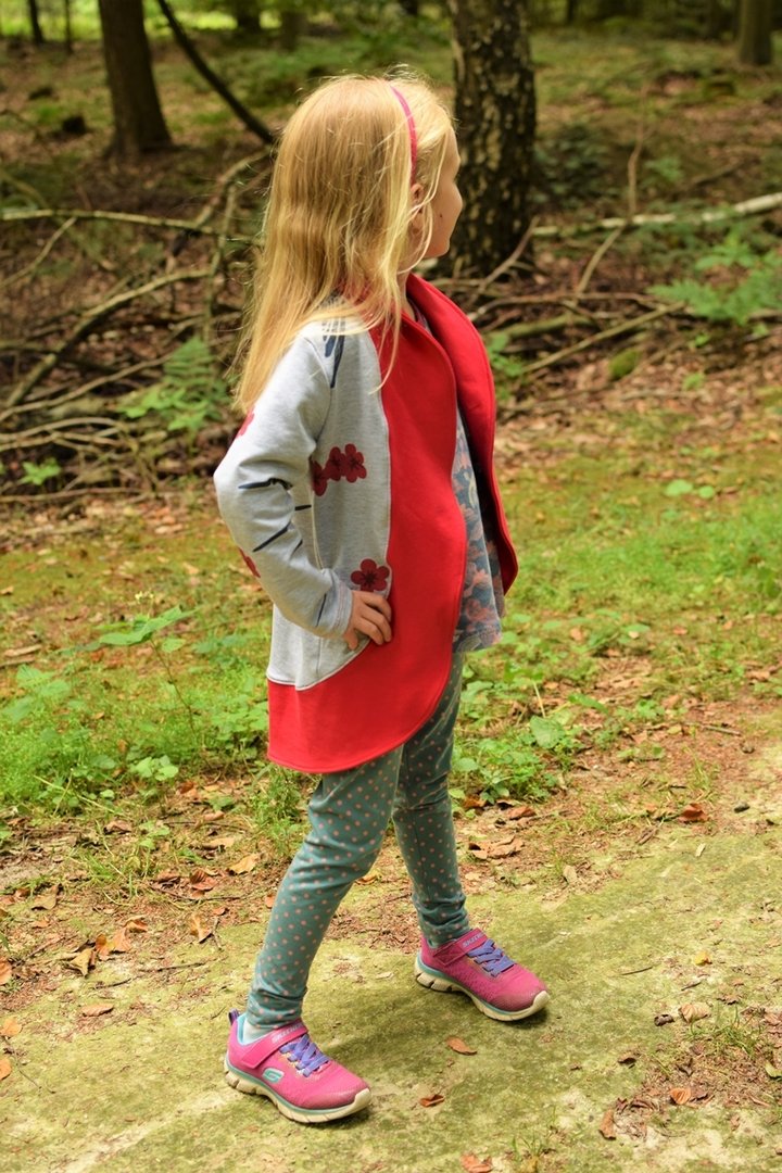 Ebook / Schnittmuster lillesol basics No.70 LongCardigan mit Schalkragen *mit Video-Nähanleitung*