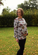 Designbeispiel: lillesol women No.47 Shirt mit Uboot-Kragen