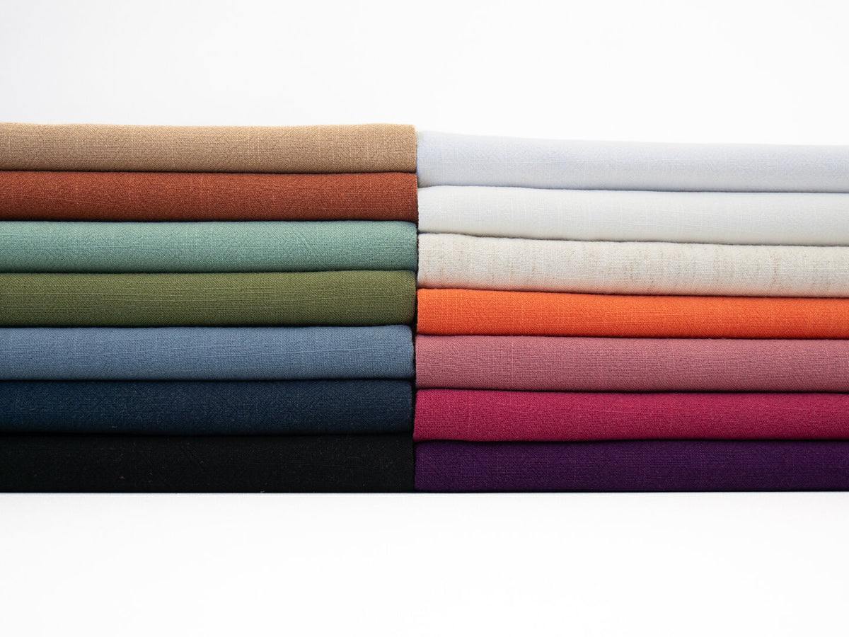 Leinen Viskose Slub uni "Lissabon" von Swafing - altrosa