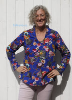 Ebook / Schnittmuster lillesol women No.38 Flora-Bluse *mit Video Nähanleitung*