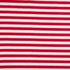 French Terry Streifen - rot