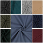 Mantelstoff uni "Softcoat" - jeansblau