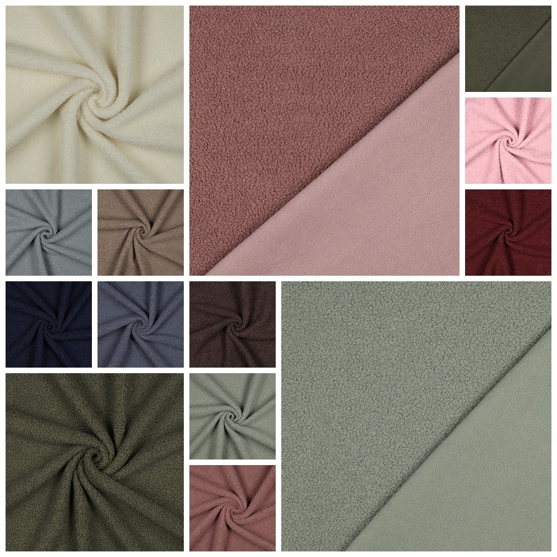 Teddyfleece - rauchblau