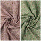 Baumwoll Voile "Blümchen" - altrosa