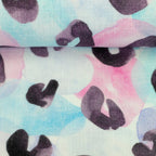 Double Slub Musselin by HIP SOM HAP, Swafing - Leo watercolor