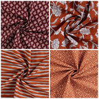 Baumwoll Voile "Ornamente" - hellrosa