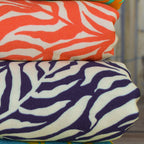 Viskose Webware Swafing - Zebra Jungle by Bienvenido Colorido hellrot