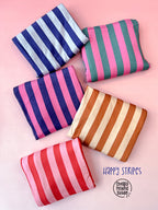 Viskosejersey "Happy Stripes" by Cherry Picking, Swafing - hellblau/dunkelblau