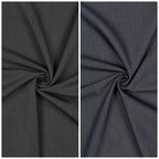 Gabardine - schwarz melange mit Glitzer
