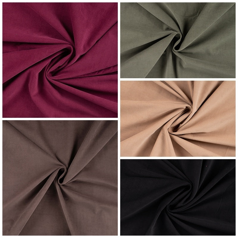 Baumwoll Feincord uni - camel