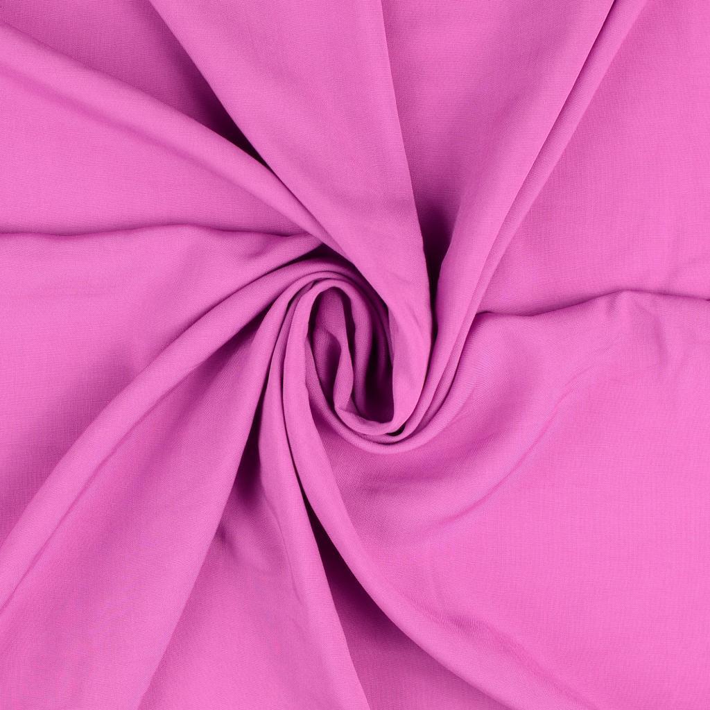 Viskose Popeline uni - fuchsia