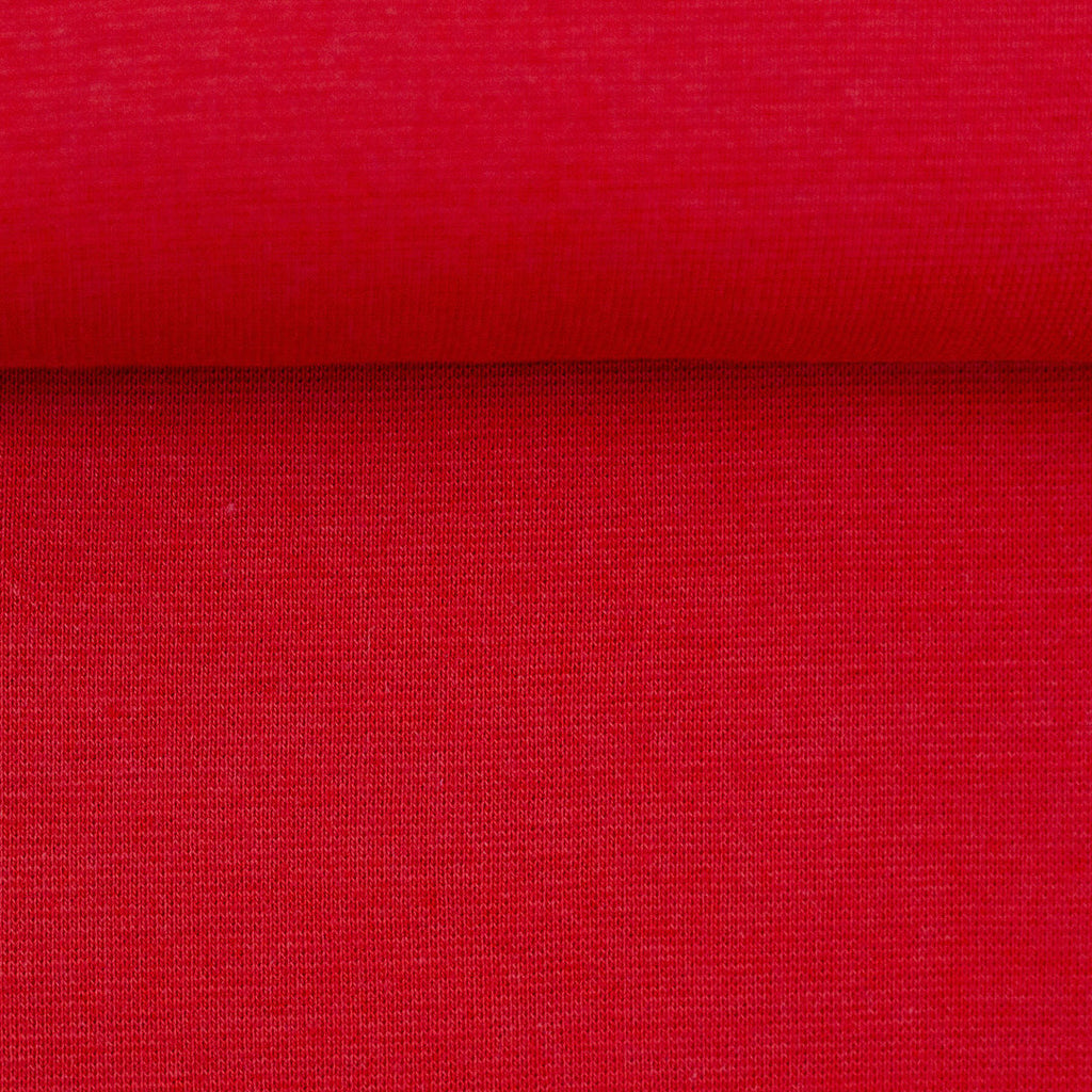Jersey Uni Basic - rot / Stoff "Vanessa" von Swafing