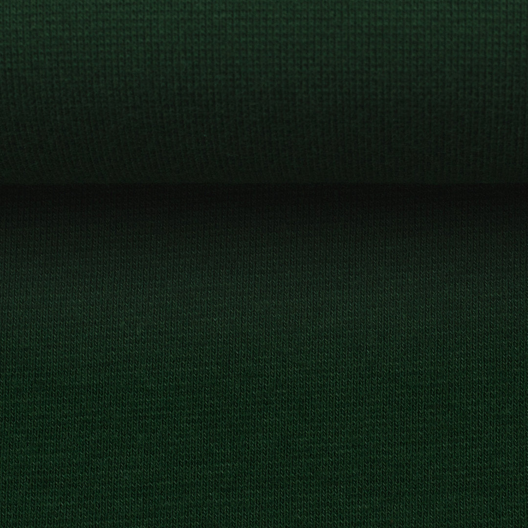 Jersey Uni Basic - dunkelgrün / Stoff "Vanessa" von Swafing