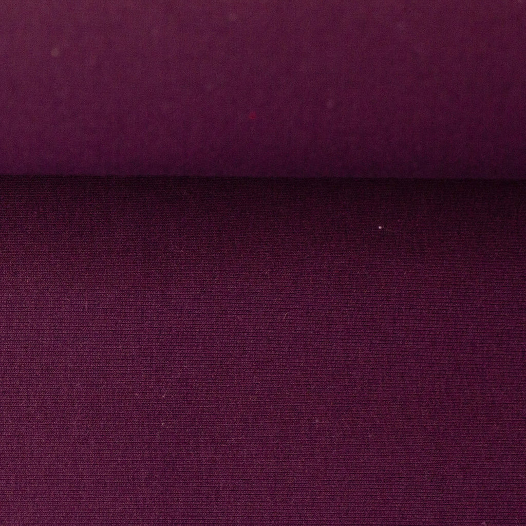Jersey Uni Basic - aubergine / Stoff "Vanessa" von Swafing *Videovorstellung*